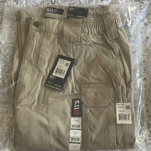 NWT 5.11 Tactical Men's Khaki Cargo Pants